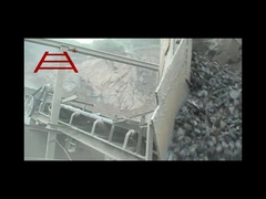 Capacité élevée mobile de broyeur hydraulique de roche de cylindre simple