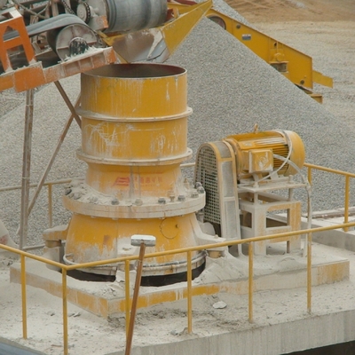 Écrasement hydraulique de roche de contrôle de PLC de broyeur de cône de cylindre simple