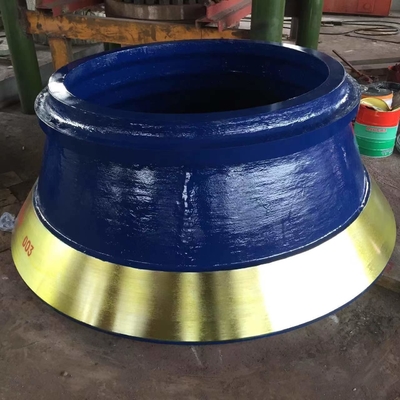 Manteau de extraction de broyeur de cône de carrière et ISO9001 résistant à l'usure concave